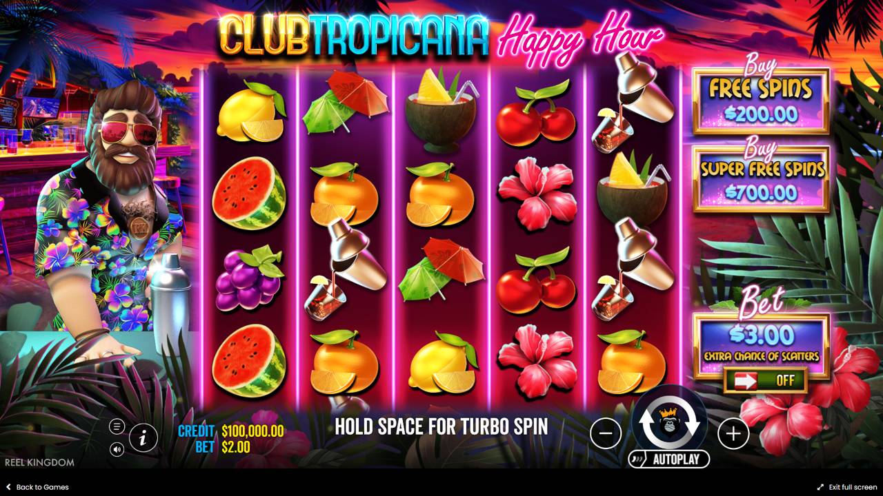 Club Tropicana Happy Hour (Pragmatic Play) Image 2